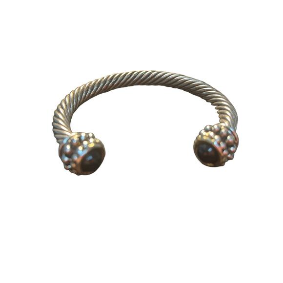 Cable bracelet, Preowned, With Black Onyx 5 mm - Picture 5 of 6